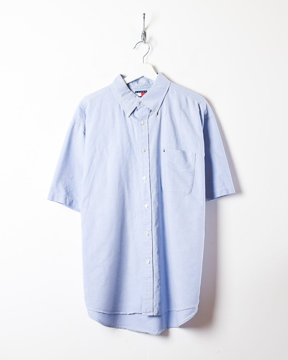 Tommy Hilfiger Short Sleeved Shirt - X-Large - Domno Vintage 
