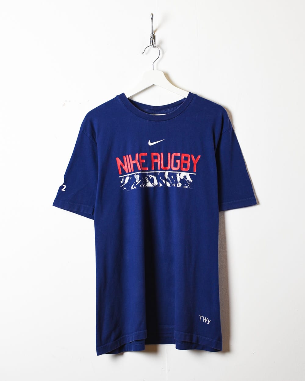 Navy Nike Rugby T-Shirt - X-Large