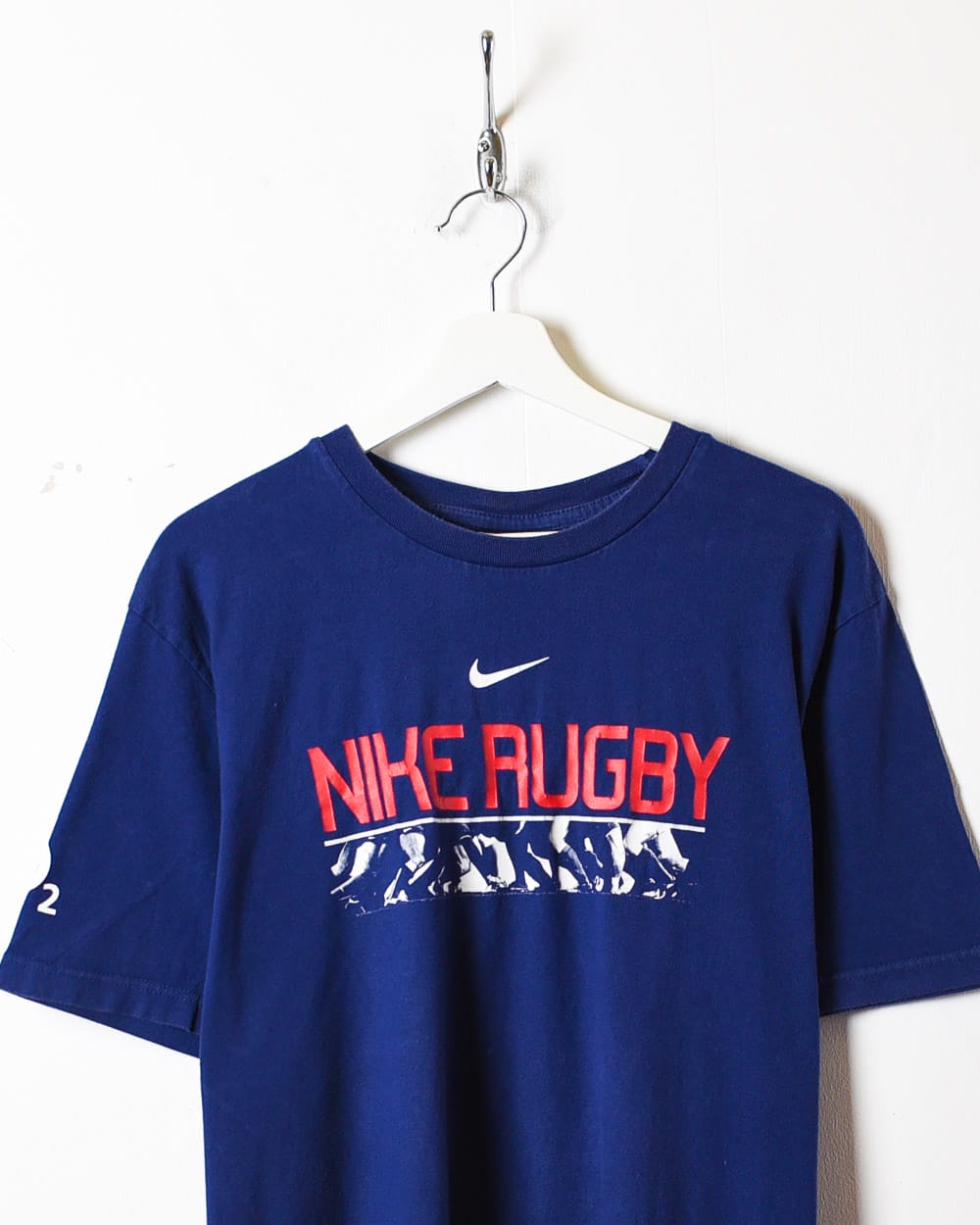 Navy Nike Rugby T-Shirt - X-Large