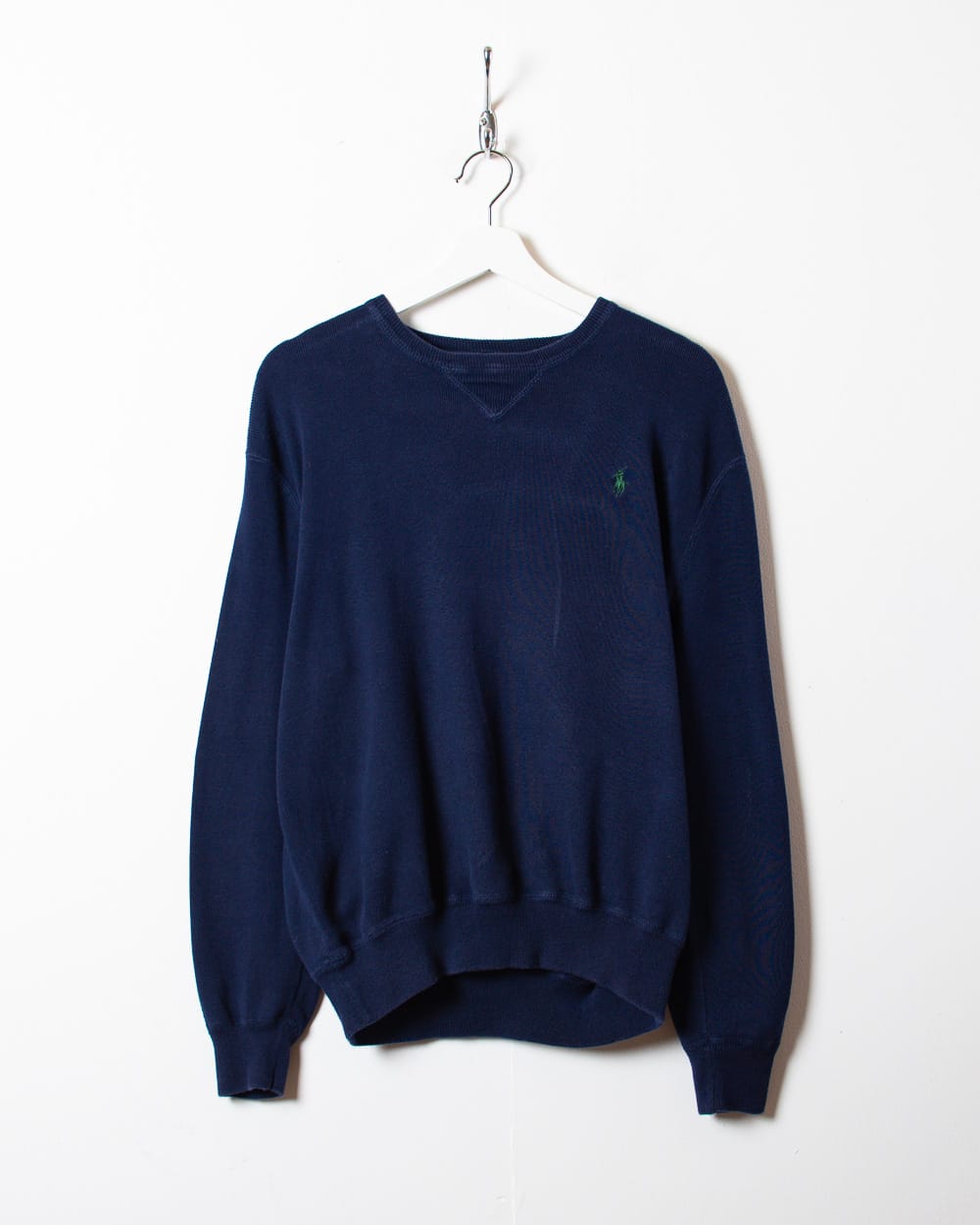 Navy Polo Ralph Lauren Knitted Sweatshirt - Small