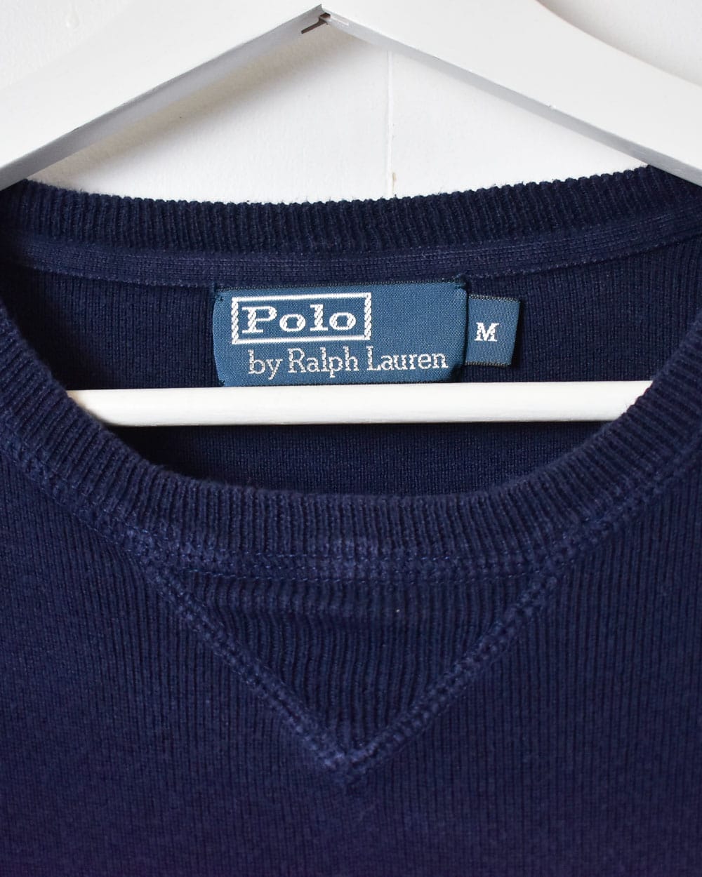 Navy Polo Ralph Lauren Knitted Sweatshirt - Small