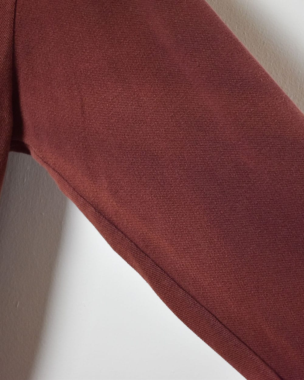 Maroon Polo Ralph Lauren Long Sleeved Polo Shirt - Large