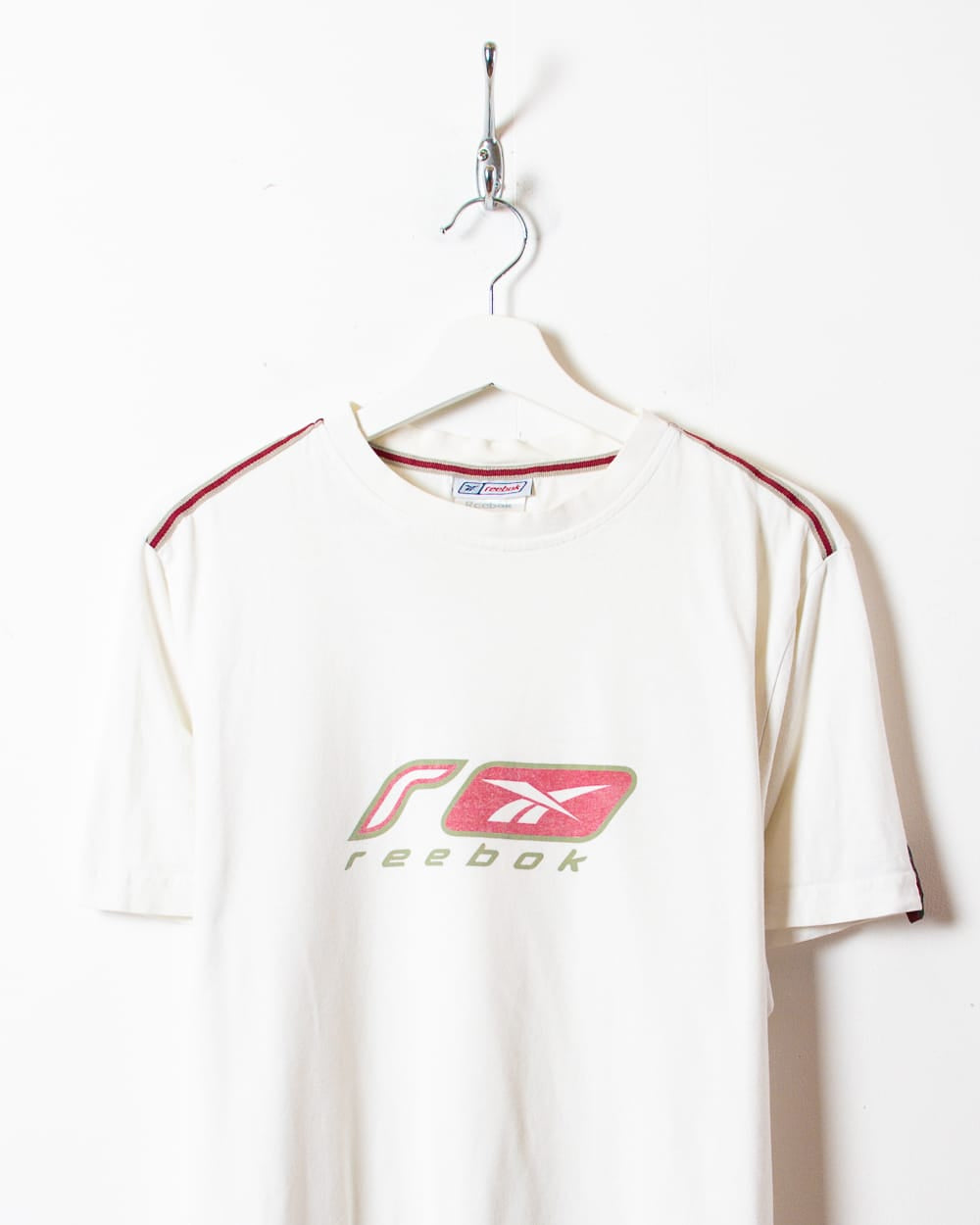 White Reebok T-Shirt - Large