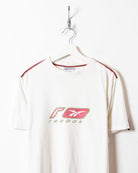 White Reebok T-Shirt - Large