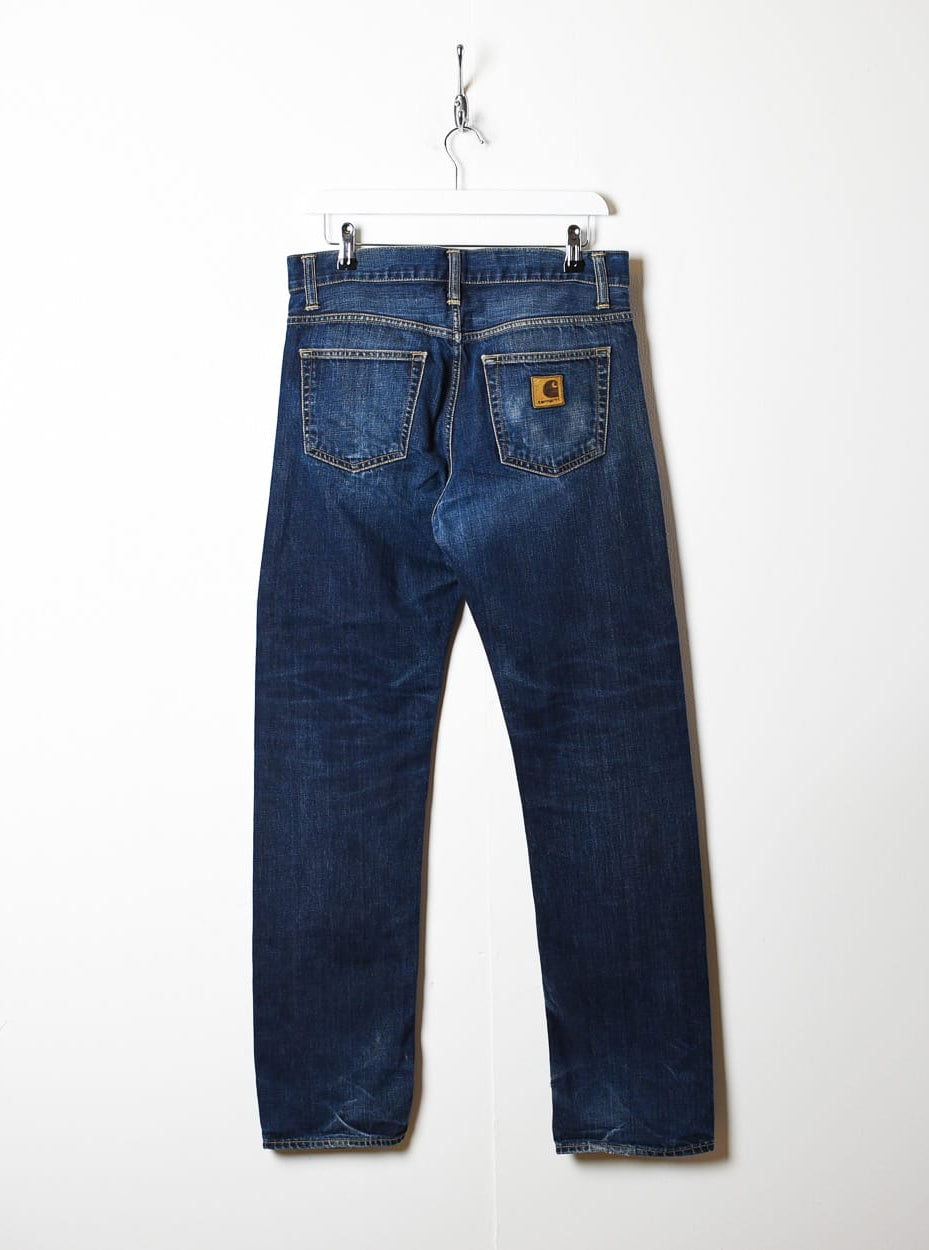 Navy Carhartt Jeans - W32 L32