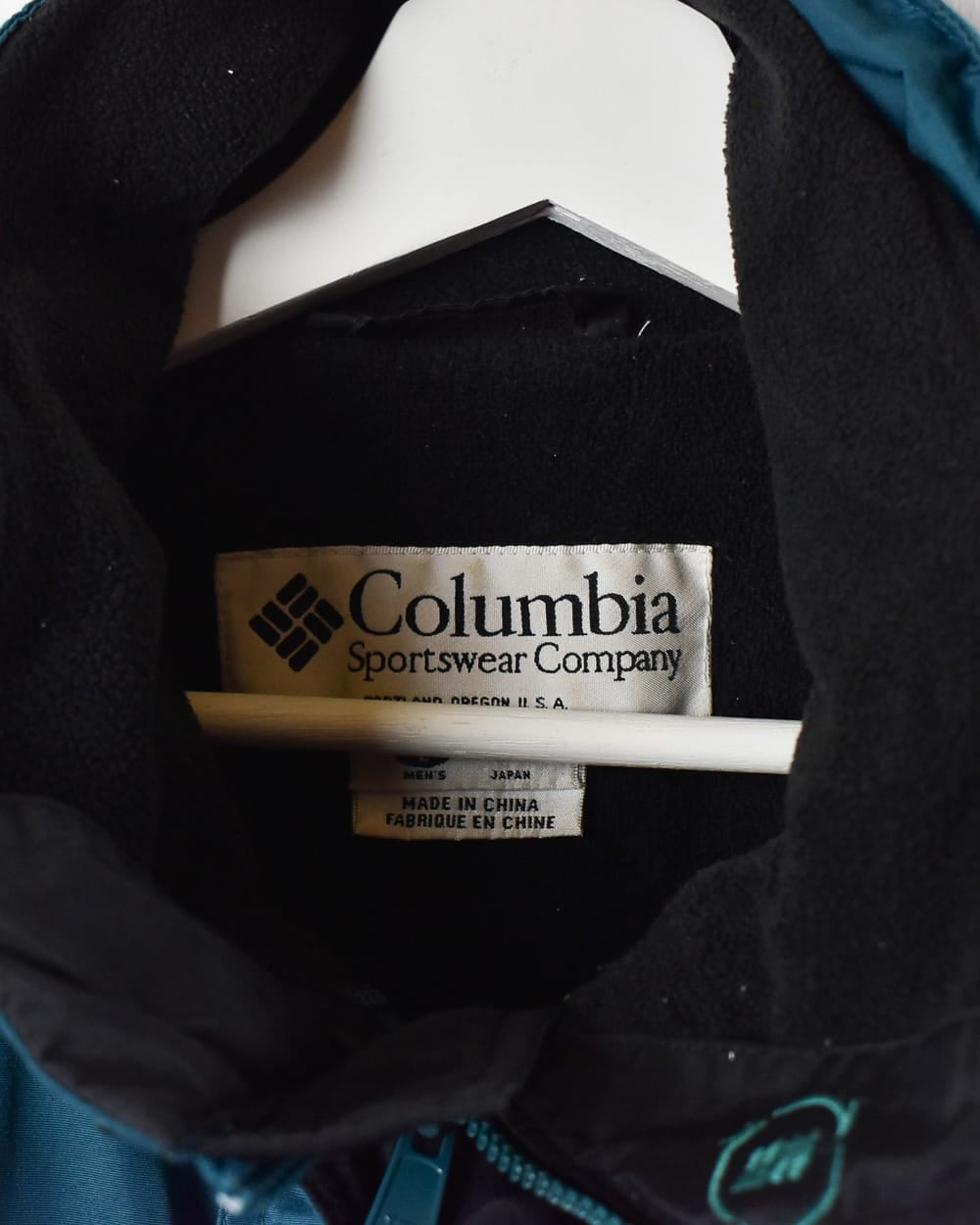 Green Columbia Fleece Lined Coat - Large