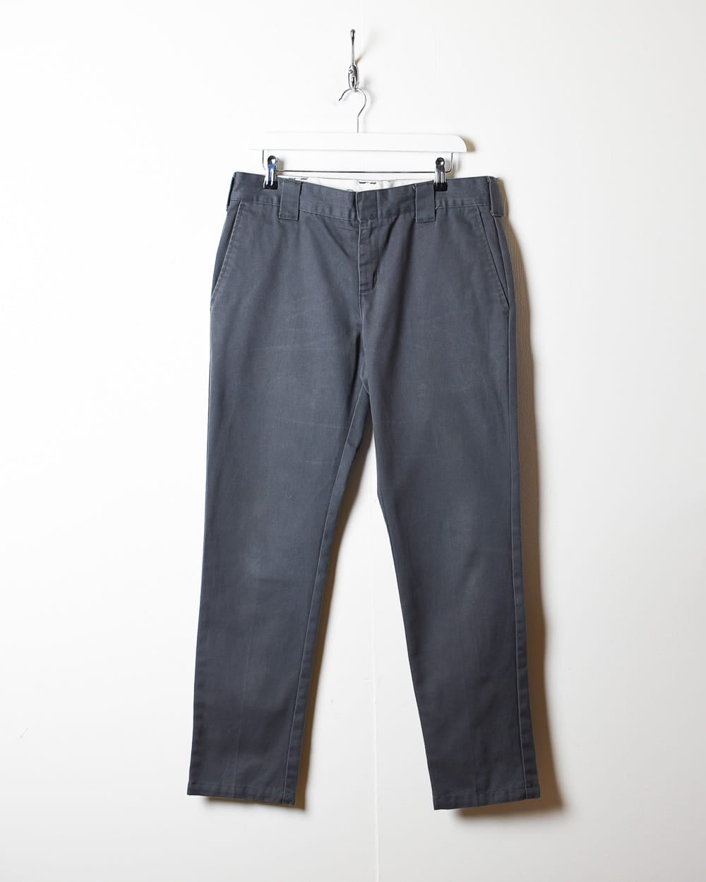 Grey Dickies Slim Fit Trousers - W36 L31