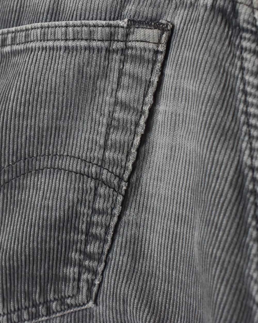 Grey Levi's 551 Corduroy Jeans - W32 L30