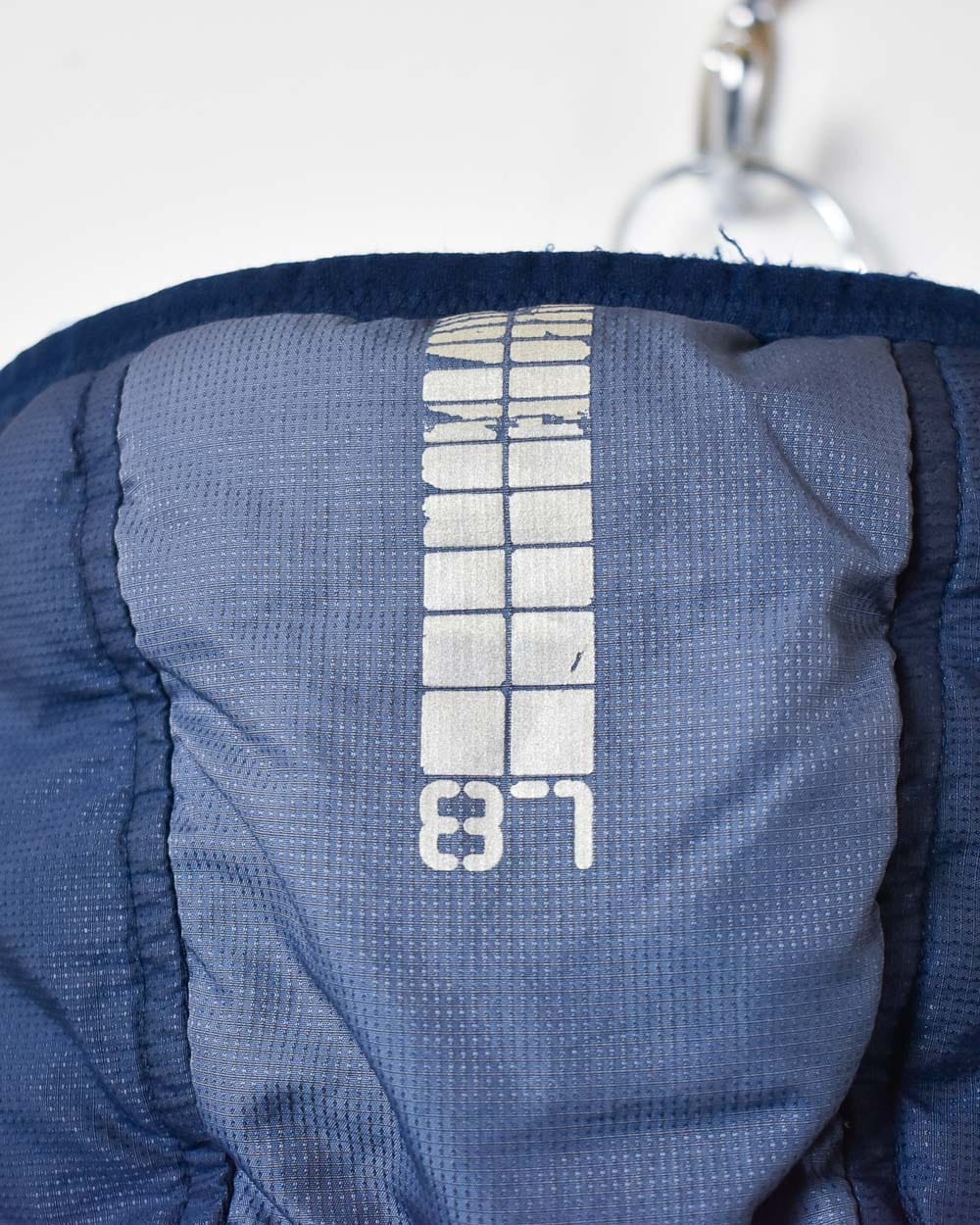 Blue Nike Hooded Puffer Jacket - Medium