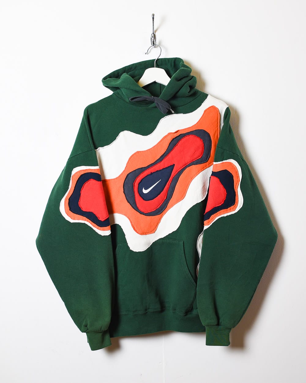 Green Nike Reworked Topographical Hoodie - Large