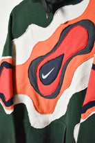 Green Nike Reworked Topographical Hoodie - Large