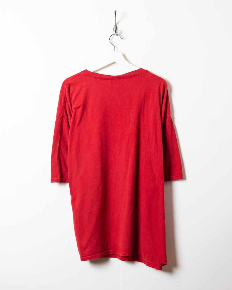 Red Adidas Athletics T-Shirt - XX-Large