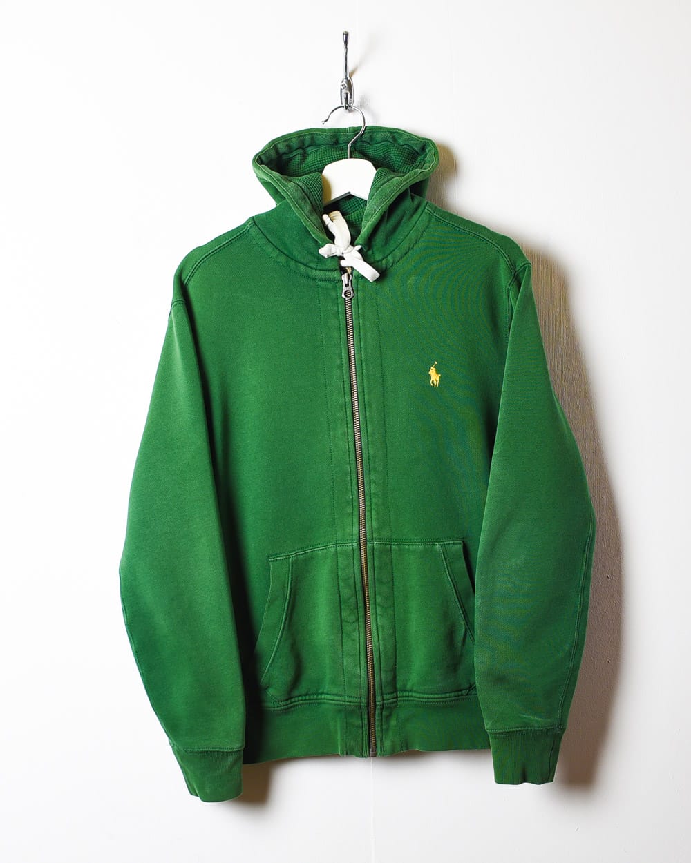Green Polo Ralph Lauren Zip-Through Hoodie - Medium