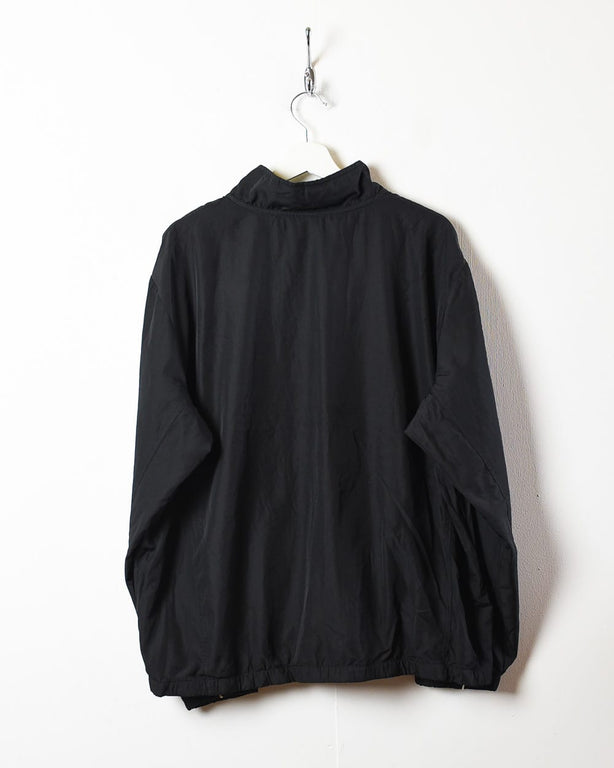 Black Starter Windbreaker Jacket - Large