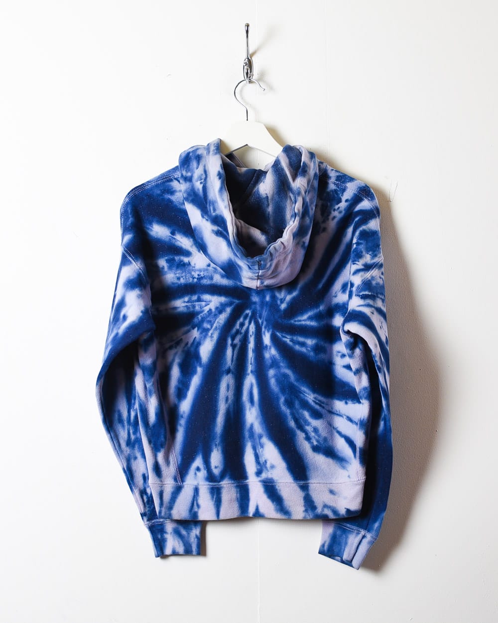 Blue Champion Reverse Weave Tie-Dye Hoodie - Small Women's