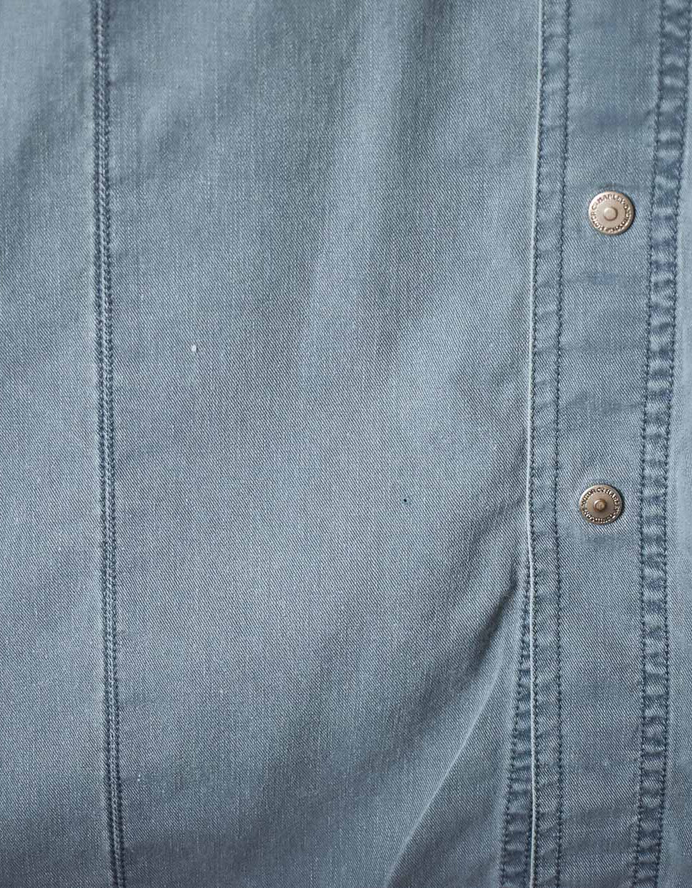 Blue Harley Davidson Short Sleeved Shirt - Small