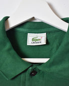 Green Lacoste Polo Shirt - Large