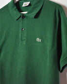 Green Lacoste Polo Shirt - Large