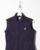 Purple Nike Fleece Bodywarmer - Small Women's