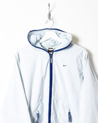 BabyBlue Nike Hooded Windbreaker Jacket - Medium Women's