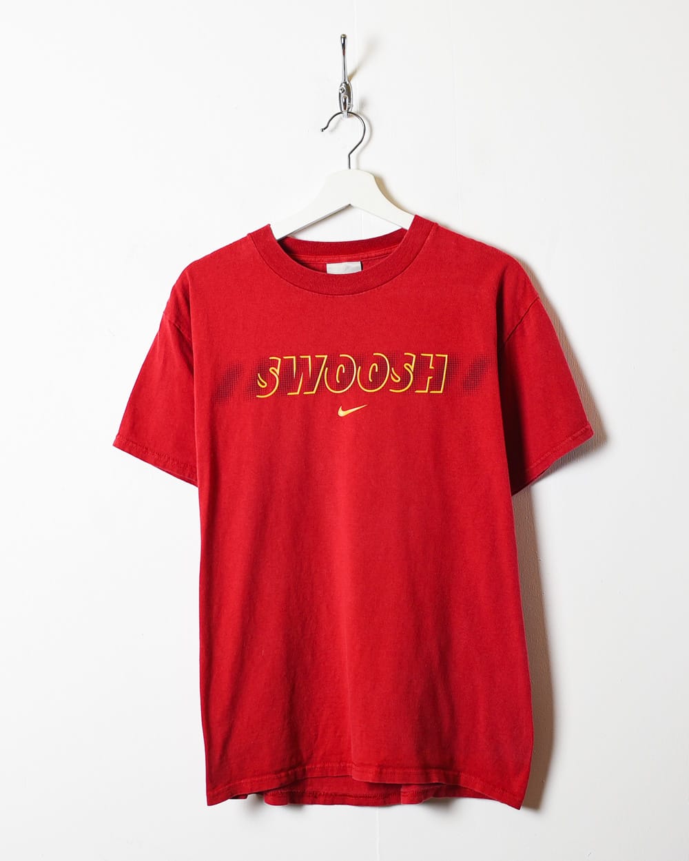 Red Nike Swoosh T-Shirt - Medium