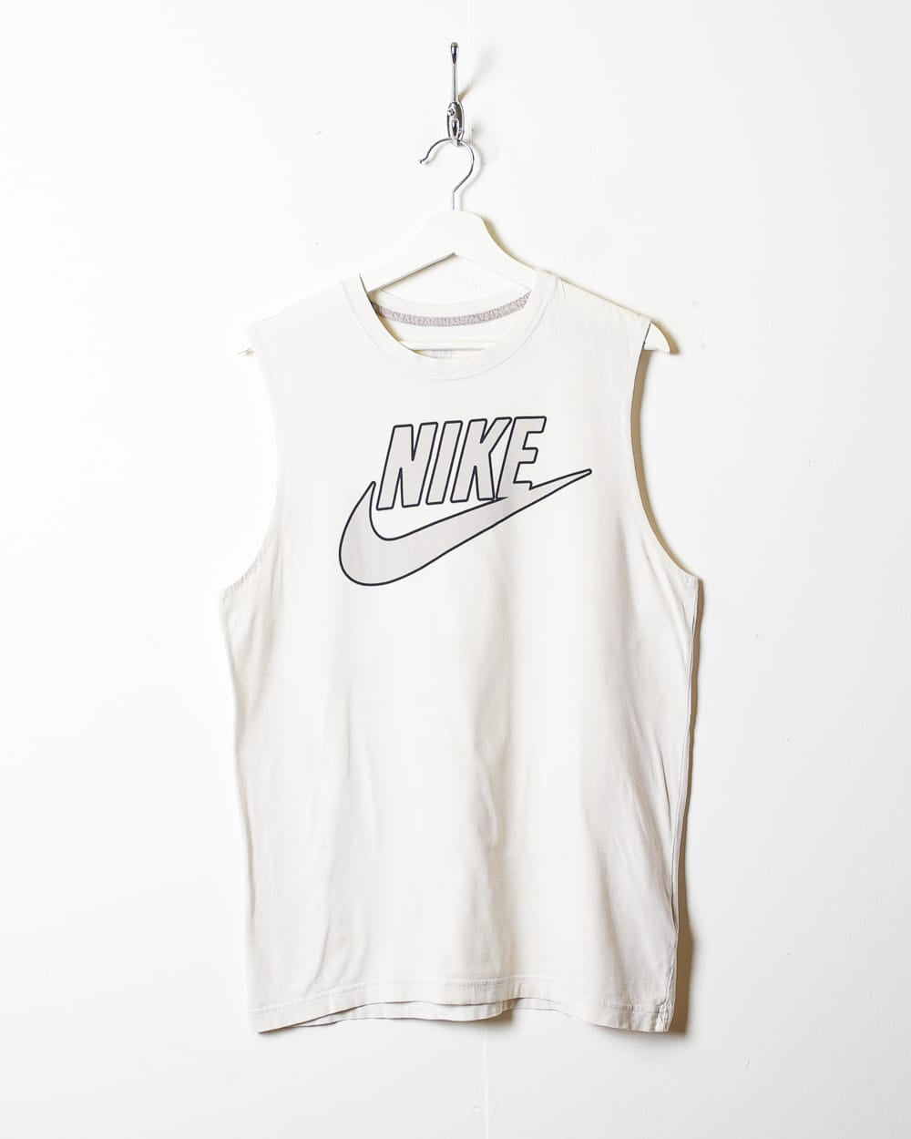 Vintage 00s White Nike Vest Large Cotton Domno Vintage