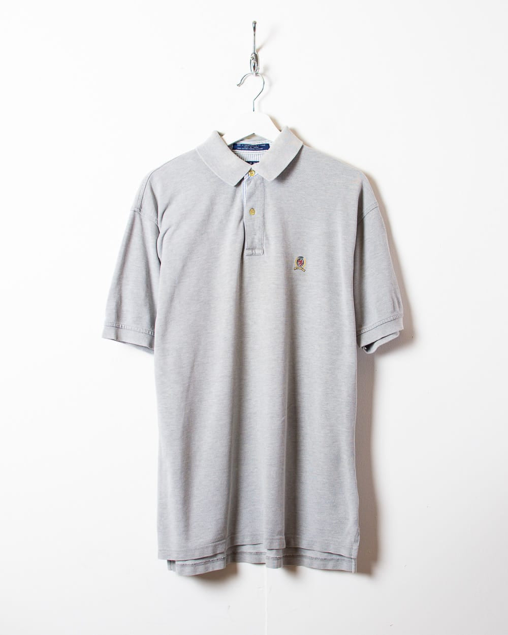 Stone Tommy Hilfiger Polo Shirt - Medium