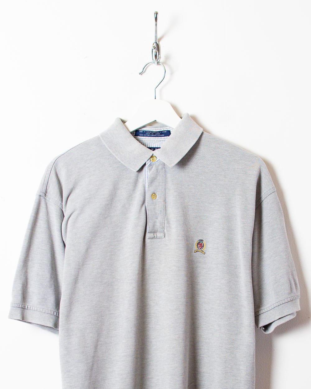 Stone Tommy Hilfiger Polo Shirt - Medium