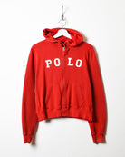 Red Polo Ralph Lauren Sport Zip-Through Hoodie - Small Women's