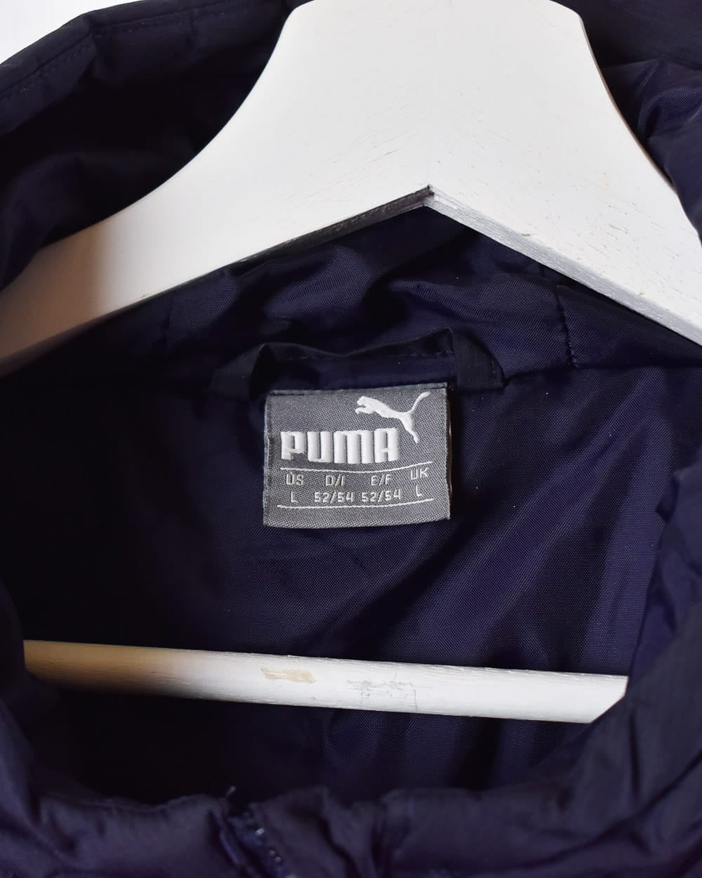Navy Puma Burnley FC Hooded Padded Coat - Large