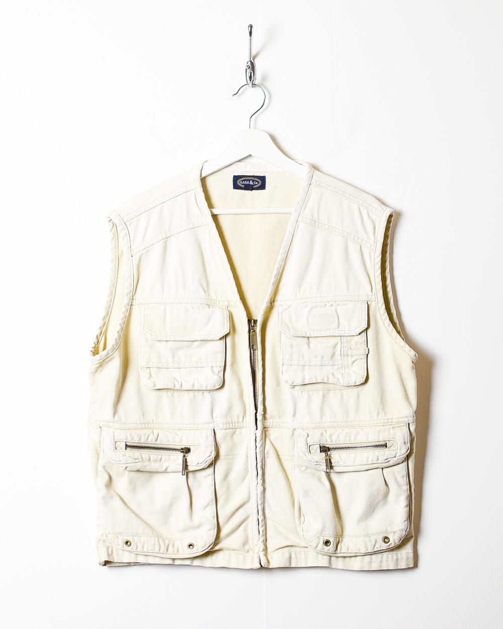 Neutral Garr & Co Utility Vest - Large