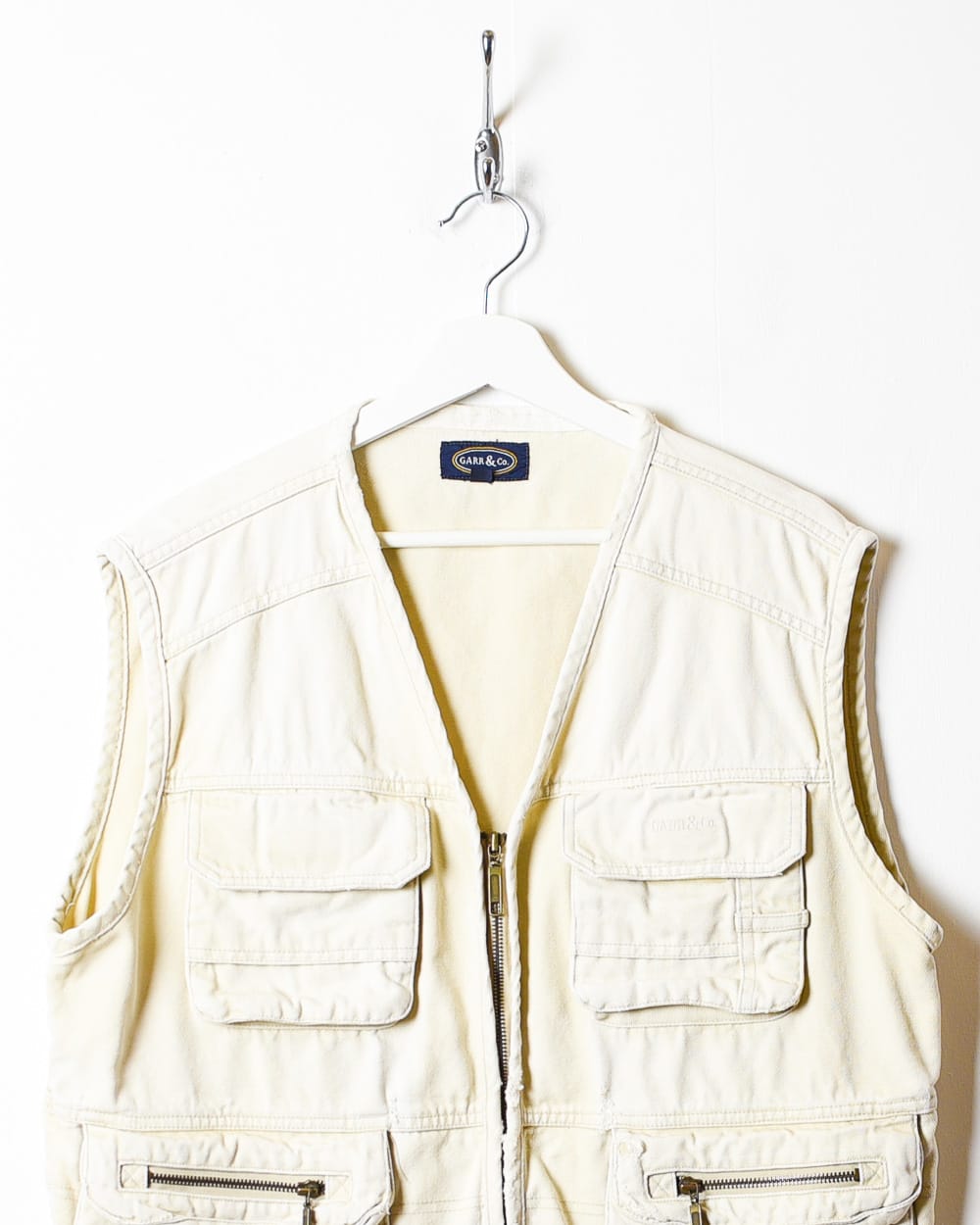 Neutral Garr & Co Utility Vest - Large