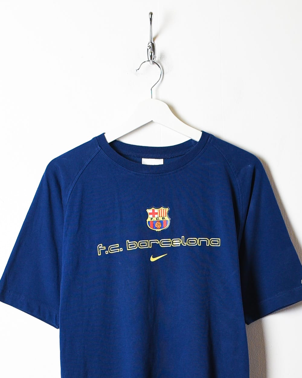 Navy Nike FC Barcelona T-Shirt - Small