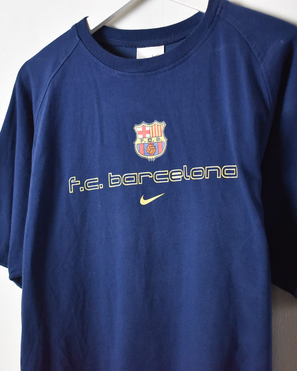 Navy Nike FC Barcelona T-Shirt - Small