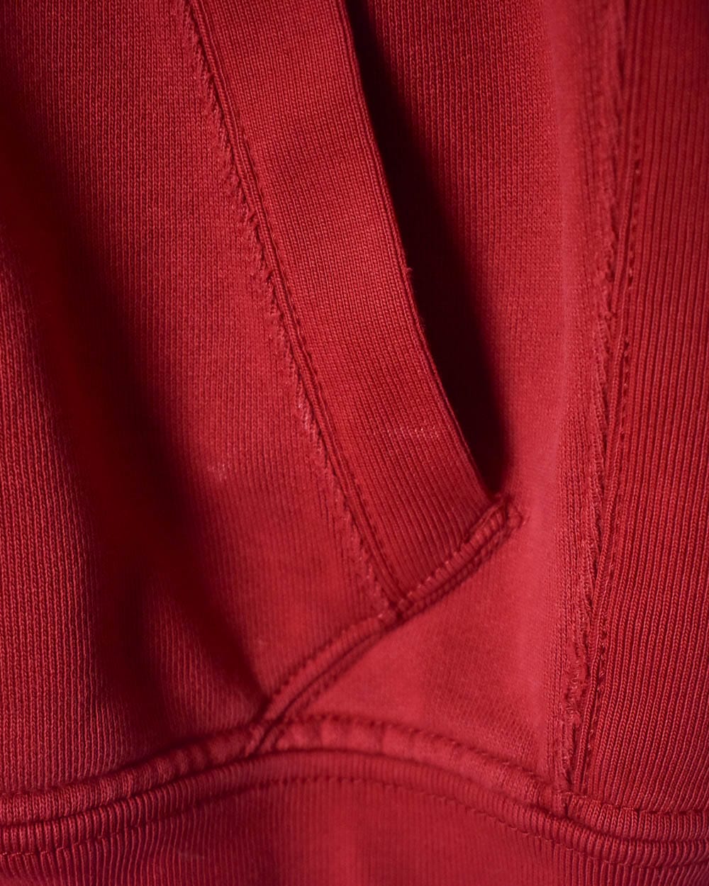 Red Polo Ralph Lauren Zip-Through Hoodie - Large
