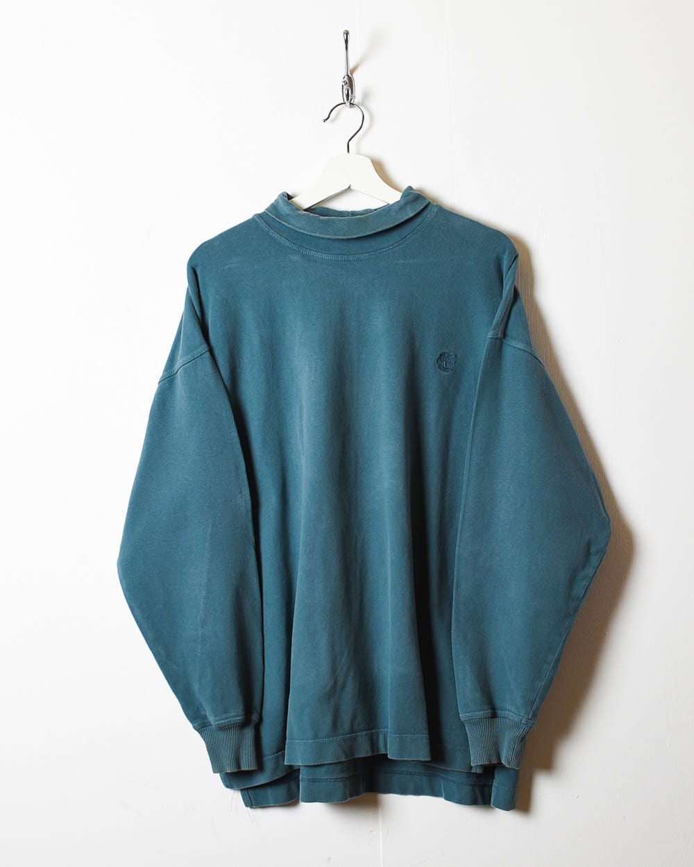Blue Timberland Turtle Neck Long Sleeved T-Shirt - X-Large