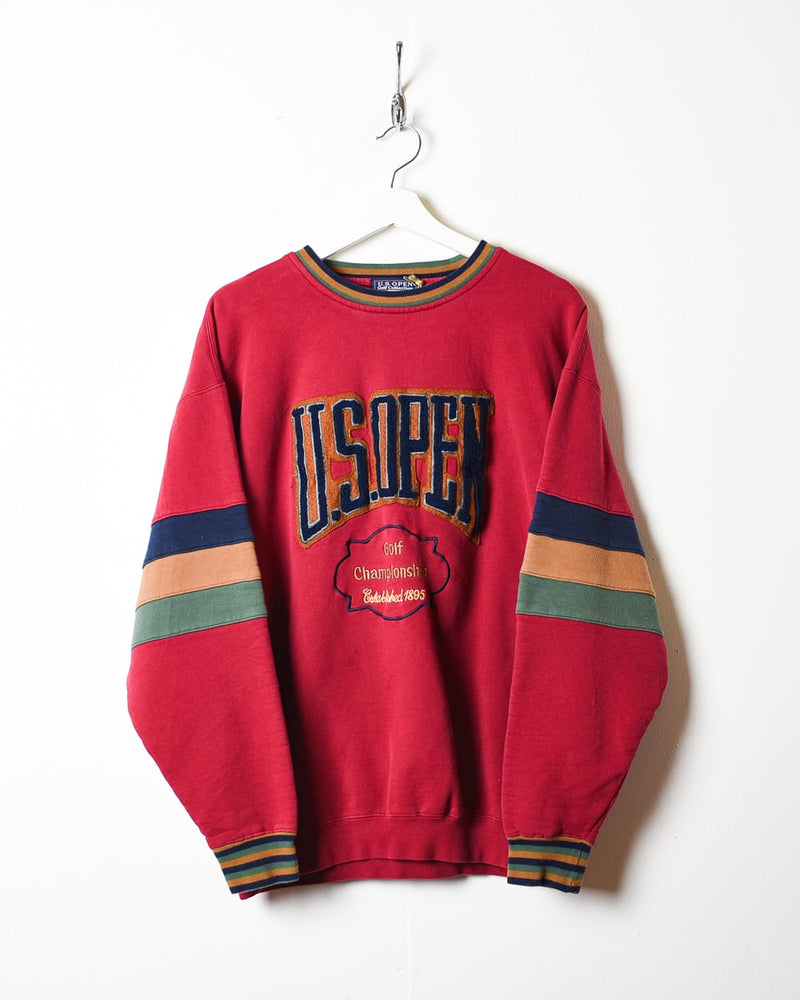 Vintage 90s Red US Open Golf Championships Sweatshirt - Large