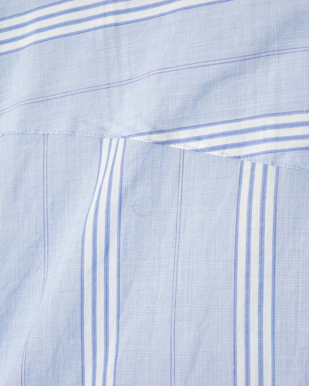 BabyBlue Wrangler Striped Shirt - Large
