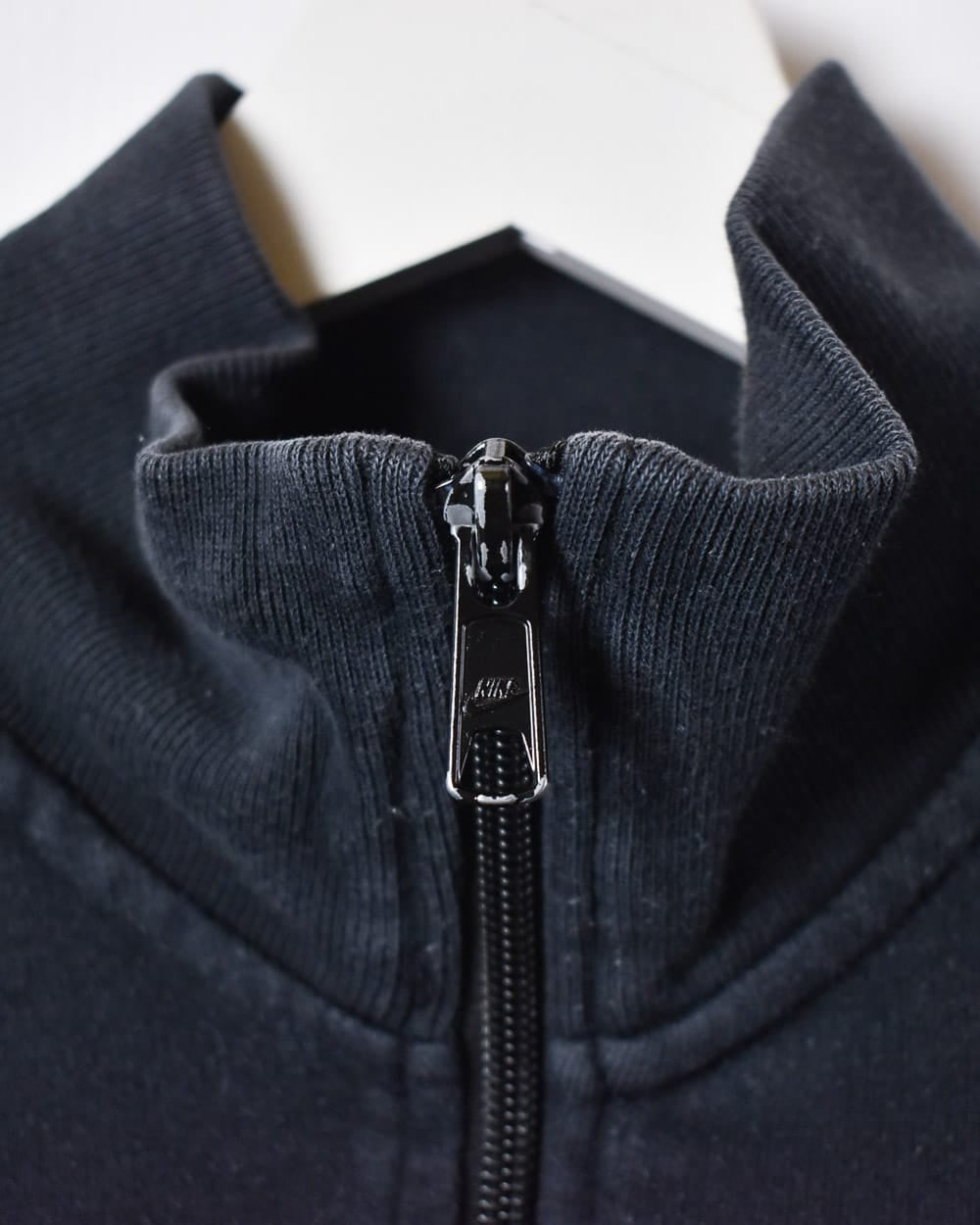 Navy Nike Zip-Through Sweatshirt - Large Women's