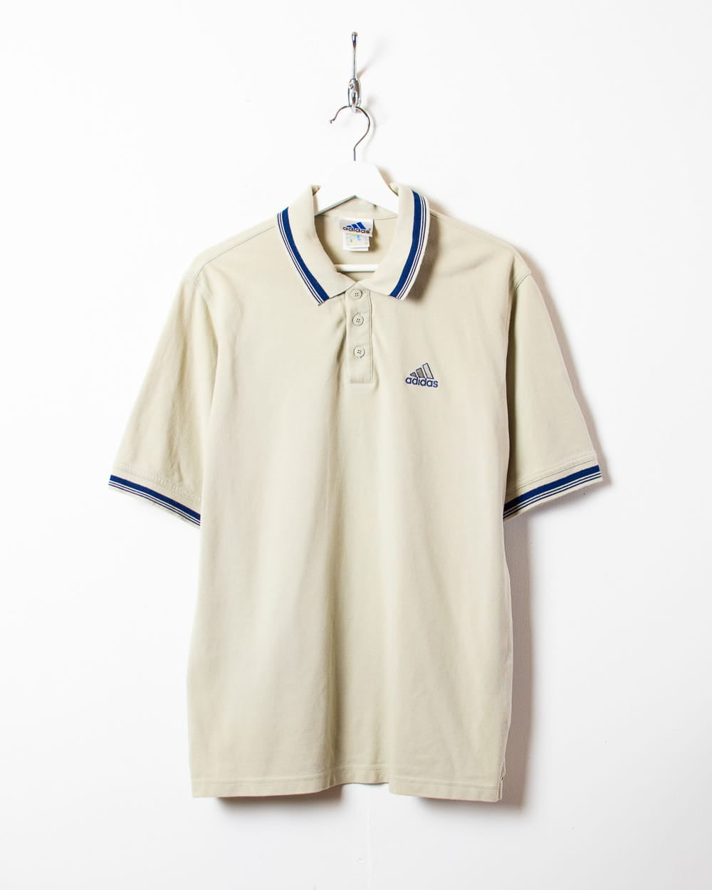 Neutral Adidas Polo Shirt - Medium