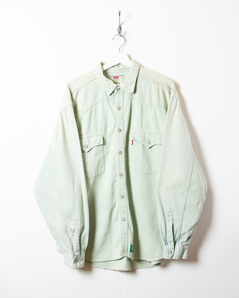 Green Levi's Denim Shirt - X-Large