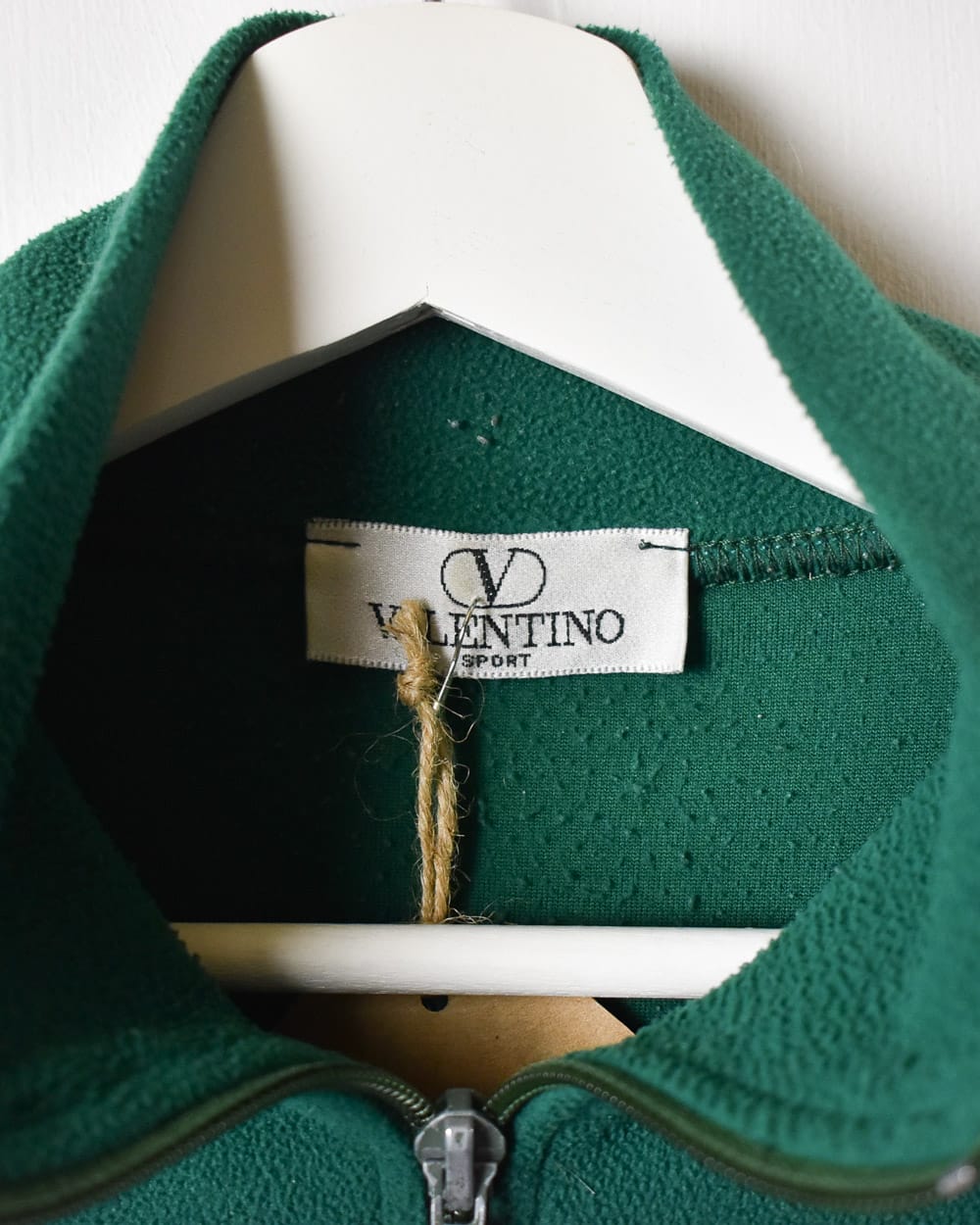 Green Valentino Sport 1/4 Zip Fleece - Small