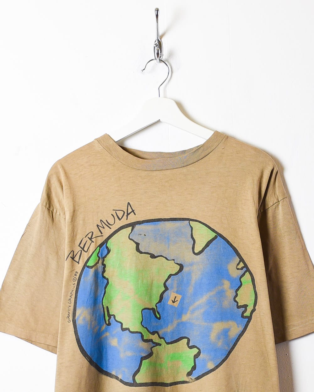 Brown Bermuda 80s Single Stitch T-Shirt - X-Large