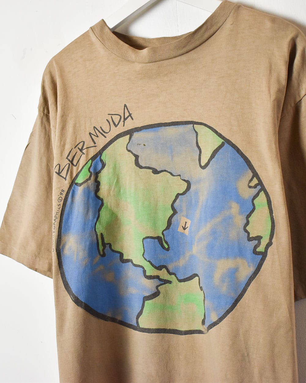 Brown Bermuda 80s Single Stitch T-Shirt - X-Large