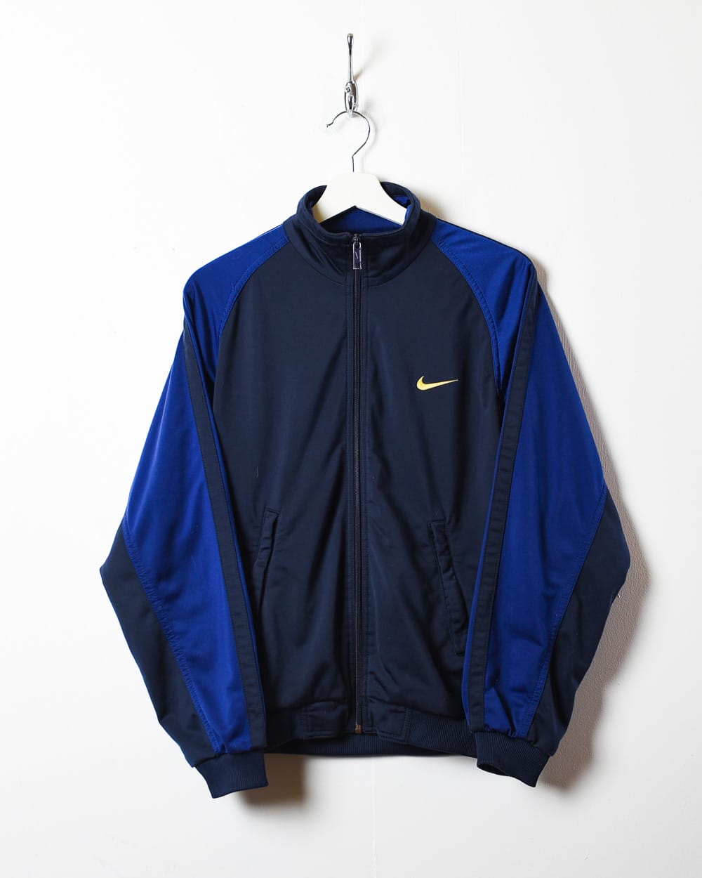 Vintage 90s Navy Nike Tracksuit Top X Small Polyester Domno