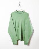 Green Nike Turtle Neck Long Sleeved T-Shirt - Large