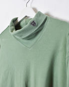 Green Nike Turtle Neck Long Sleeved T-Shirt - Large