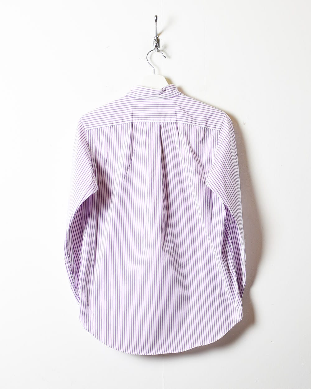 Pink Polo Ralph Lauren Striped Shirt - Medium Women's