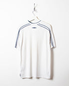 White Umbro Textured T-Shirt - Large