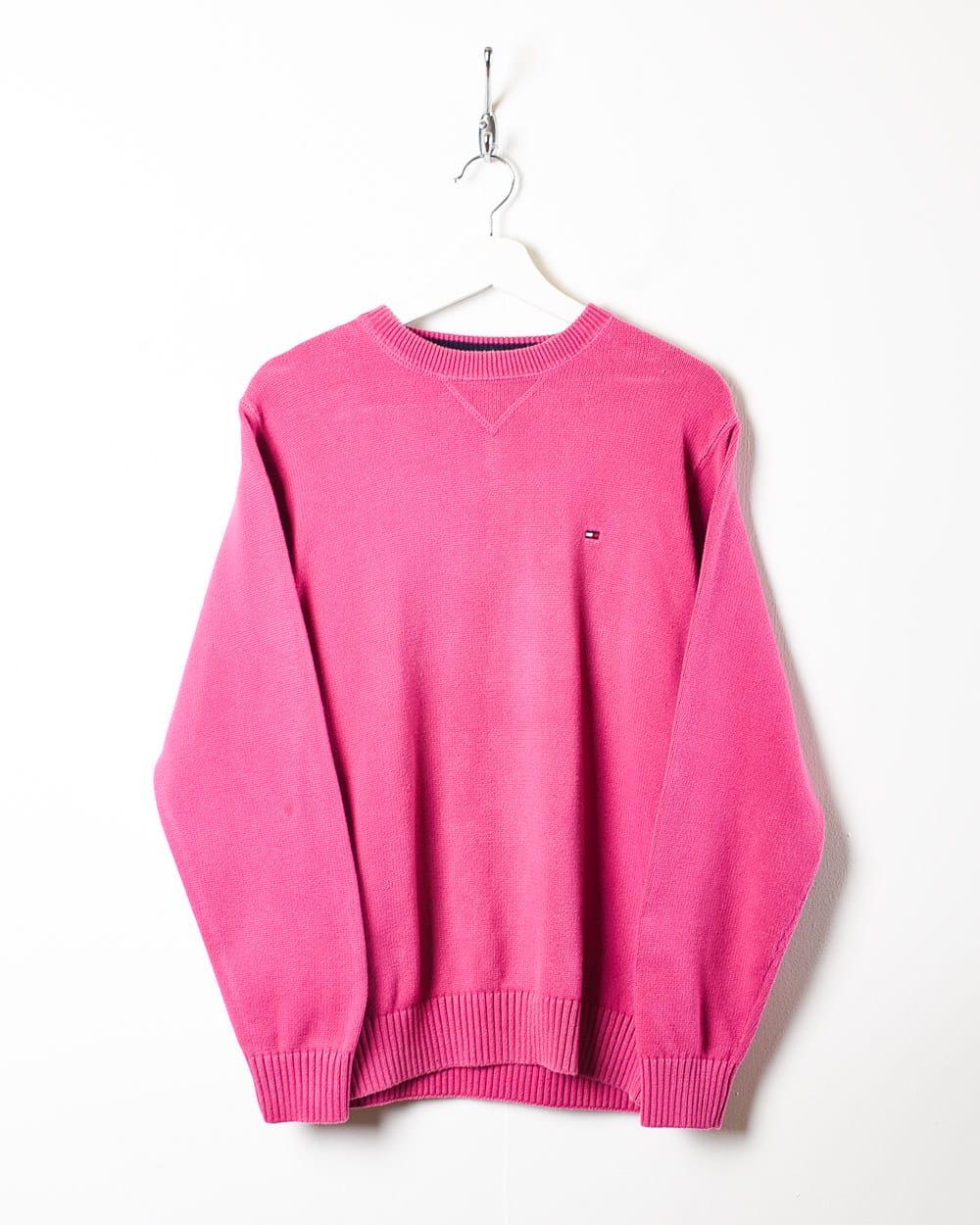 Tommy Hilfiger Knitted Sweatshirt - Small - Domno Vintage 